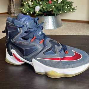 Nike Lebron 13 USA Independence Sneakers Sz 13